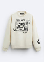 画像をギャラリービューアに読み込む, BOOK SHOP CREWNECK クルースウェット / CREAM / AW24-12723