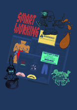 画像をギャラリービューアに読み込む, SMART WORKING TEE Tシャツ / BLUE / AW24-12745