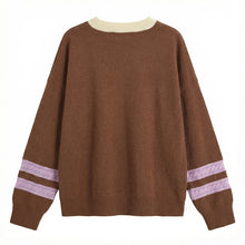 画像をギャラリービューアに読み込む, STONED ISLAND HOCKEY JUMPER ニットセーター / BROWN / AW26-14494
