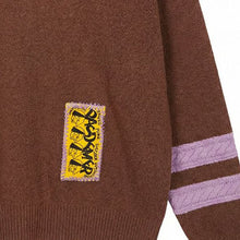 画像をギャラリービューアに読み込む, STONED ISLAND HOCKEY JUMPER ニットセーター / BROWN / AW26-14494