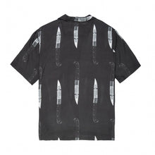 画像をギャラリービューアに読み込む, KNIVES SHIRT 半袖シャツ / BLACK / SS25-13143