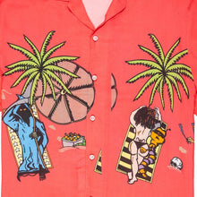 画像をギャラリービューアに読み込む, SUNBURN SHIRT 半袖シャツ / RED / SS25-13158