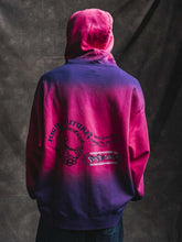 画像をギャラリービューアに読み込む, WORLD LOOKS GREAT HOODY パーカー / FUCSIA/BLUE ブルー ピンク