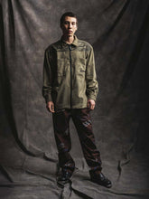 画像をギャラリービューアに読み込む, WAV SHIRT 長袖シャツ / ARMY GREEN グリーン