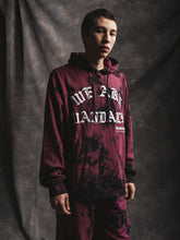 画像をギャラリービューアに読み込む, WAV HOODY パーカー / BLACK ブラック/BURGUNDY バーガンディー