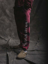 画像をギャラリービューアに読み込む, WAV PANTS スウェットパンツ / BLACK ブラック/BURGUNDY バーガンディー