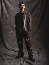 画像をギャラリービューアに読み込む, BAND SHIRT 長袖シャツ / BROWN ブラウン