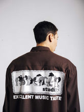 画像をギャラリービューアに読み込む, BAND SHIRT 長袖シャツ / BROWN ブラウン