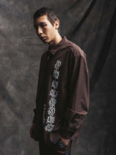 画像をギャラリービューアに読み込む, BAND SHIRT 長袖シャツ / BROWN ブラウン