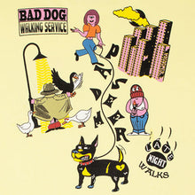 画像をギャラリービューアに読み込む, BAD DOG T-SHIRT Tシャツ / LIGHT YELLOW イエロー 黄色