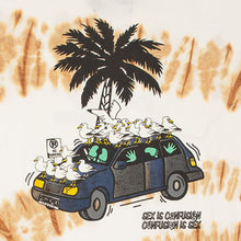 画像をギャラリービューアに読み込む, NO PARKING T-SHIRT Tシャツ / LIGHT BROWN ライトブラウンタイダイ