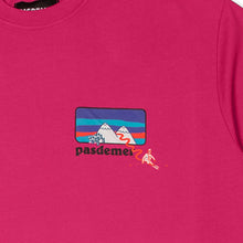 画像をギャラリービューアに読み込む, MOUNTAINS T-SHIRT Tシャツ / FUCSIA ピンク