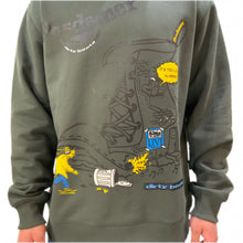 画像をギャラリービューアに読み込む, DIRTY BOOTS SWEATSHIRT クルーネックスウェット / ARMY GREEN グリーン