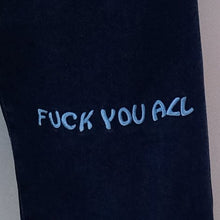 画像をギャラリービューアに読み込む, FUCK YOU ALL PANTS デニムパンツ / DARK BLUE ブルー