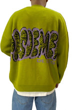 画像をギャラリービューアに読み込む, PASDEMER DESIGN CARDIGAN ニット / LIME GREEN ライムグリーン