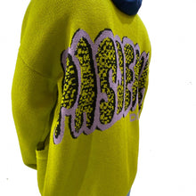 画像をギャラリービューアに読み込む, PASDEMER DESIGN CARDIGAN ニット / LIME GREEN ライムグリーン