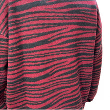 画像をギャラリービューアに読み込む, WAV KNIT ニット / BLACK ブラック/BURGUNDY バーガンディー