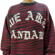 画像をギャラリービューアに読み込む, WAV KNIT ニット / BLACK ブラック/BURGUNDY バーガンディー