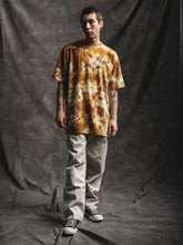 画像をギャラリービューアに読み込む, DIRTY BOOTS TIE DYE T-SHIRT Tシャツ / NATURAL ホワイト/BROWN ブラウン