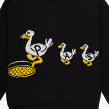 画像をギャラリービューアに読み込む, DUCKS KNIT ニットセーター / BLACK