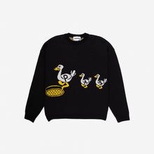 画像をギャラリービューアに読み込む, DUCKS KNIT ニットセーター / BLACK