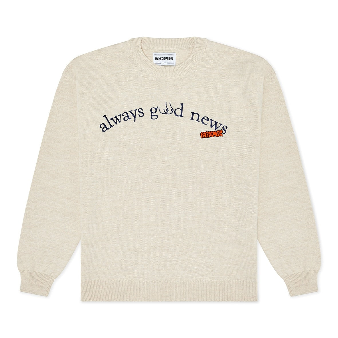 ALWAYS GOOD NEWS KNIT ニットセーター / NATURAL 12750 – PAS DE MER 