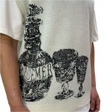 画像をギャラリービューアに読み込む, CRYSTAL OVERSIZE VEST ニットベスト / NATURAL ナチュラルホワイト