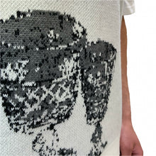 画像をギャラリービューアに読み込む, CRYSTAL OVERSIZE VEST ニットベスト / NATURAL ナチュラルホワイト