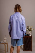 画像をギャラリービューアに読み込む, WELCOME VISITORS SHIRT 長袖シャツ / LIGHT BLUE ブルー