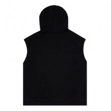 画像をギャラリービューアに読み込む, LOGO HOODY SLEEVELESS パーカー / BLACK ブラック