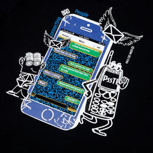 画像をギャラリービューアに読み込む, MOBILE T-SHIRT Tシャツ / BLACK