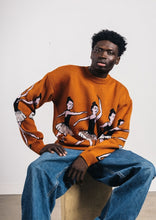 画像をギャラリービューアに読み込む, BALLET KNIT ニットセーター / ORANGE オレンジ / AW23-11834
