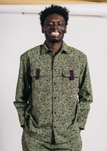 画像をギャラリービューアに読み込む, LOGO SHIRT 長袖シャツ / PURPLE-LIME パープルライム / AW23-11845