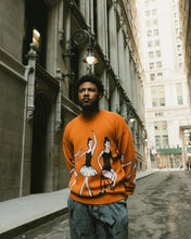 画像をギャラリービューアに読み込む, BALLET KNIT ニットセーター / ORANGE オレンジ / AW23-11834