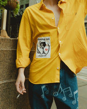 画像をギャラリービューアに読み込む, MISSING CAT SHIRT 長袖シャツ / MUSTARD