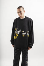 画像をギャラリービューアに読み込む, DUCKS KNIT ニットセーター / BLACK