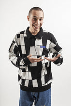 画像をギャラリービューアに読み込む, CROSSWORDS POLO KNIT ポロシャツ / WHITE/BLACK