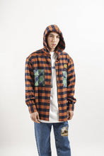 画像をギャラリービューアに読み込む, PASDEMER DESIGN SHIRT 長袖シャツ / BLACK/ORANGE