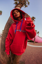 画像をギャラリービューアに読み込む, DUCKS HOODY (OVERSIZE FIT) オーバーサイズパーカー / OLD RED