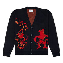 画像をギャラリービューアに読み込む, PRAISE CARDIGAN カーディガン / BLACK ブラック-RED / AW23-11863 12752
