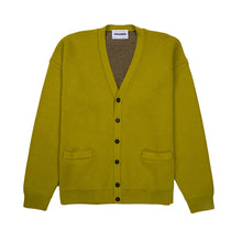 画像をギャラリービューアに読み込む, PASDEMER DESIGN CARDIGAN ニット / LIME GREEN ライムグリーン