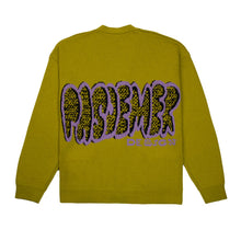 画像をギャラリービューアに読み込む, PASDEMER DESIGN CARDIGAN ニット / LIME GREEN ライムグリーン