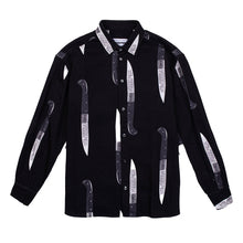 画像をギャラリービューアに読み込む, KNIVES SHIRT 長袖シャツ / OLD BLACK ブラック