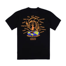 画像をギャラリービューアに読み込む, LIFE IS RUBBISH T-SHIRT Tシャツ / BLACK ブラック