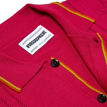 画像をギャラリービューアに読み込む, HIGH COUTURE POLO SWEATER ポロセーター / FUCSIA