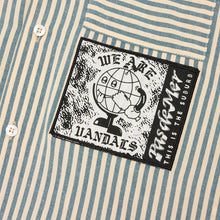 画像をギャラリービューアに読み込む, WAV SHIRT 半袖シャツ / NATURAL ホワイト/GREEN グリーン