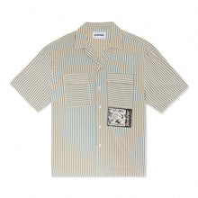 画像をギャラリービューアに読み込む, WAV SHIRT 半袖シャツ / NATURAL ホワイト/GREEN グリーン