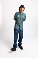 画像をギャラリービューアに読み込む, RIGA SHIRT 半袖シャツ / BLUE/ GREEN / SS24-12131