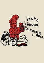 画像をギャラリービューアに読み込む, SEX, DRUGS TEE Tシャツ / CREAM / AW24-12744
