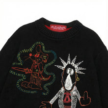 画像をギャラリービューアに読み込む, PUNK JUMPER ニットセーター / BLACK / AW26-14489
